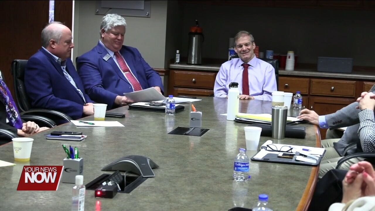 Congressman Jim Jordan makes a stop in Lima to speak with area business leaders